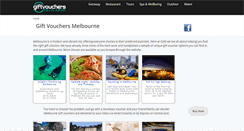 Desktop Screenshot of giftvouchersmelbourne.com