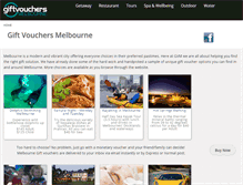 Tablet Screenshot of giftvouchersmelbourne.com